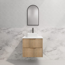 Load image into Gallery viewer, BALI FLUTED WALL HUNG VANITY 600MM
