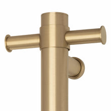 Load image into Gallery viewer, VERTICAL HEATED TOWEL BAR RD 240VOLT - BRUSHED BRASS
