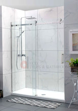 Load image into Gallery viewer, CVP031  WALL TO WALL FRAMELESS SLIDING SHOWER SCREEN
