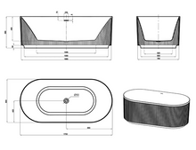 Load image into Gallery viewer, ATTICA HAVANA FLUTED BATHTUB
