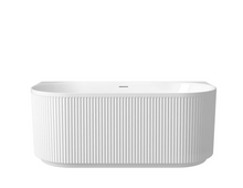 Load image into Gallery viewer, ATTICA HAVANA BACK TO WALL FLUTED BATHTUB
