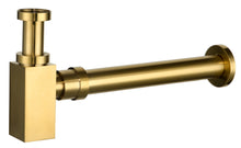 Load image into Gallery viewer, BRASS BOTTLE TRAP WASTE 32/40MM 40MM CONNECTION SQAURE

