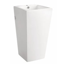 Load image into Gallery viewer, FREE STANDING CERAMIC BASIN SQUARE
