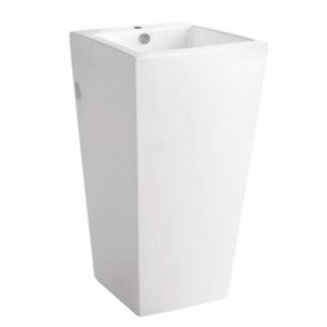 FREE STANDING CERAMIC BASIN SQUARE
