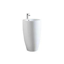 Load image into Gallery viewer, FREE STANDING CERAMIC BASIN ROUND
