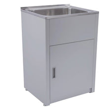 Load image into Gallery viewer, STAINLESS STEEL LAUNDRY TUB &amp; CABINET
