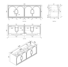 Load image into Gallery viewer, LAGUNA 1500MM WALL HUNG VANITY
