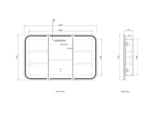 Load image into Gallery viewer, LED Newport White Shaving Cabinet - Premium Edition
