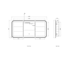 Load image into Gallery viewer, LED Newport White Shaving Cabinet - Premium Edition
