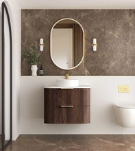 Load image into Gallery viewer, HAVANA 750MM FLUTED WALL HUNG CURVE VANITY
