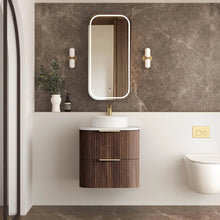 Load image into Gallery viewer, HAVANA 600MM FLUTED WALL HUNG CURVE VANITY
