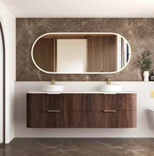 Load image into Gallery viewer, HAVANA 1800MM FLUTED WALL HUNG CURVE VANITY
