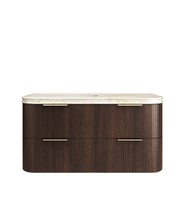 Load image into Gallery viewer, HAVANA 1200MM FLUTED WALL HUNG CURVE VANITY
