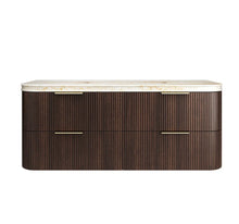 Load image into Gallery viewer, HAVANA 1500MM FLUTED WALL HUNG CURVE VANITY
