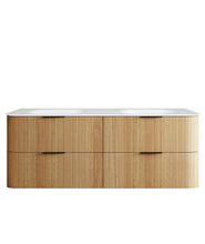 Load image into Gallery viewer, HAVANA 1500MM FLUTED WALL HUNG CURVE VANITY
