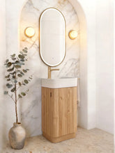 Load image into Gallery viewer, MAXI SPACE SAVER CURVE FLOOR STANDING VANITY
