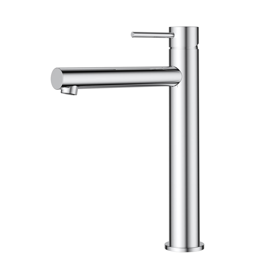 D-OTUS SLIMLINE HI-RISE BASIN MIXER STRAIGHT SPOUT