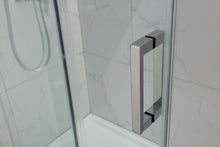Load image into Gallery viewer, CVP-031 FRAMELESS SLIDING SHOWER SCREEN WITH RETURN PANEL - CHROME
