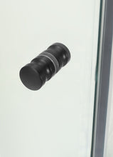Load image into Gallery viewer, FRAMLESS SHOWER SCREEN L SHAPE BLACK
