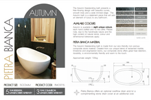Load image into Gallery viewer, AUTUMN FREESTANDING STONE BATHTUB
