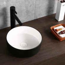 Load image into Gallery viewer, INNER GLOSS WHITE/ OUTER MATT BLACK BASIN IA023
