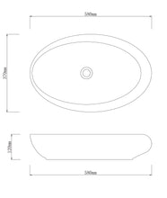 Load image into Gallery viewer, OVAL PORCELAIN BASIN IA063
