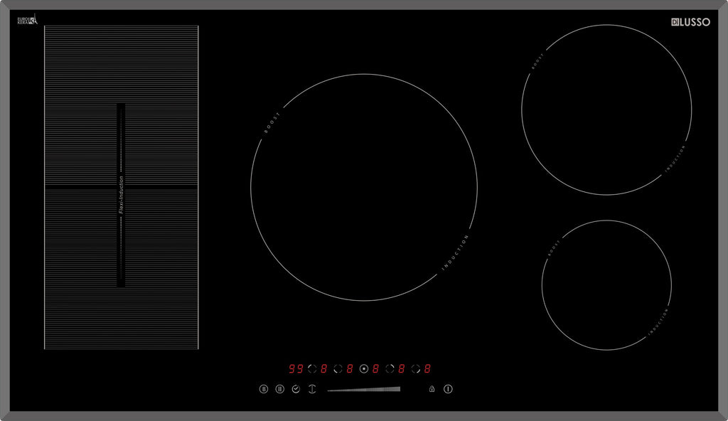 DILUSSO INDUCTION COOKTOP WITH FLEXI ZONE 900MM - IC904GKF