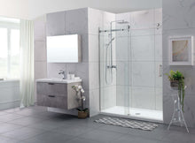 Load image into Gallery viewer, FLSD031 Frameless Sliding Adjustable Shower Screen
