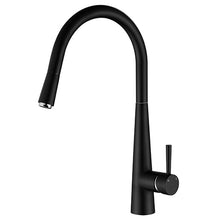 Load image into Gallery viewer, KASPER PULL OUT SINK MIXER CHROME &amp; BLACK
