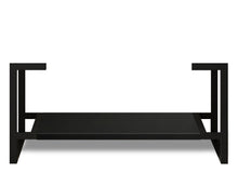 Load image into Gallery viewer, MARLO MATTE BLACK 1500MM WALL HUNG VANITY D-BOWLS
