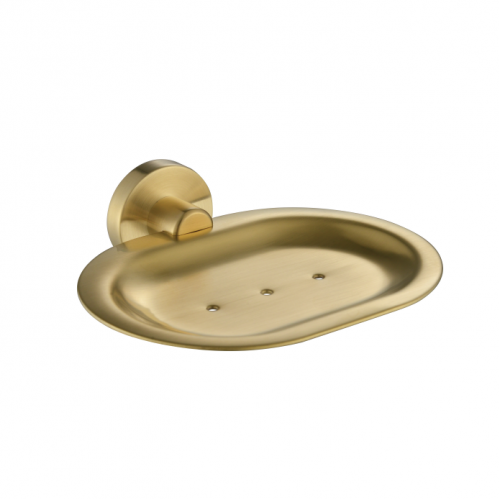 MIR59-1BM SOAP HOLDER BRUSHED GOLD