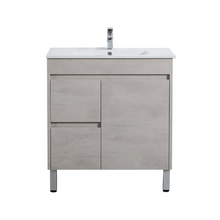 Load image into Gallery viewer, NOVA PLYWOOD 750MM FREE STANDING VANITY - CONCRETE
