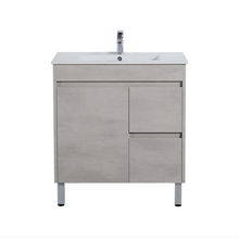 Load image into Gallery viewer, NOVA PLYWOOD 750MM FREE STANDING VANITY - CONCRETE
