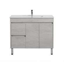 Load image into Gallery viewer, NOVA PLYWOOD 900MM FREE STANDING VANITY - CONCRETE
