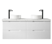 Load image into Gallery viewer, NOOSA MATTE WHITE 1500MM WALL HUNG VANITY
