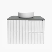 Load image into Gallery viewer, NOOSA MATTE WHITE 750MM WALL HUNG VANITY
