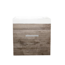 Load image into Gallery viewer, QUBIST TIMBERLOOK 500MM WALL HUNG VANITY
