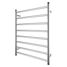 Load image into Gallery viewer, 8 BARS ROUND CHROME ELECTRIC HEATED TOWEL RACK
