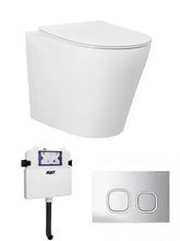 Load image into Gallery viewer, ALZANO RIMLESS WALL FACE PAN R&amp;T INWALL CISTERN SET
