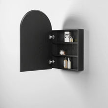 Load image into Gallery viewer, ARCHIE 900X600 SHAVING CABINET BLACK OAK ARSV9060B
